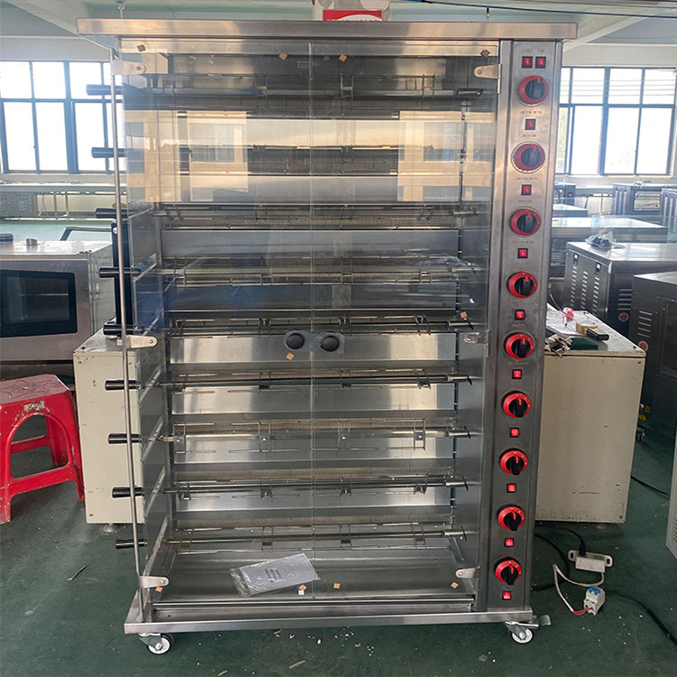 Commercial Electric & Gas Chicken Roaster Rotisserie Grill Machine Roast Chicken Machine
