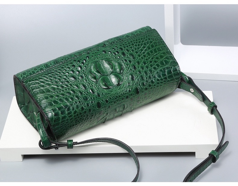 Genuine Crocodile Skin Lady Small Flap Purse Authentic Alligator Leather Women Sling Shoulder Bag Female Cross Body Bag