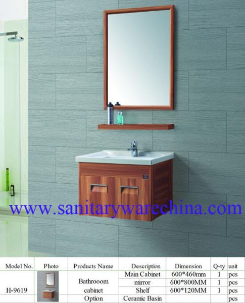 Modern Alunimun Bathroom Vanity/ aluminum alloy bathroom cabinet/Mirror Cabinet
