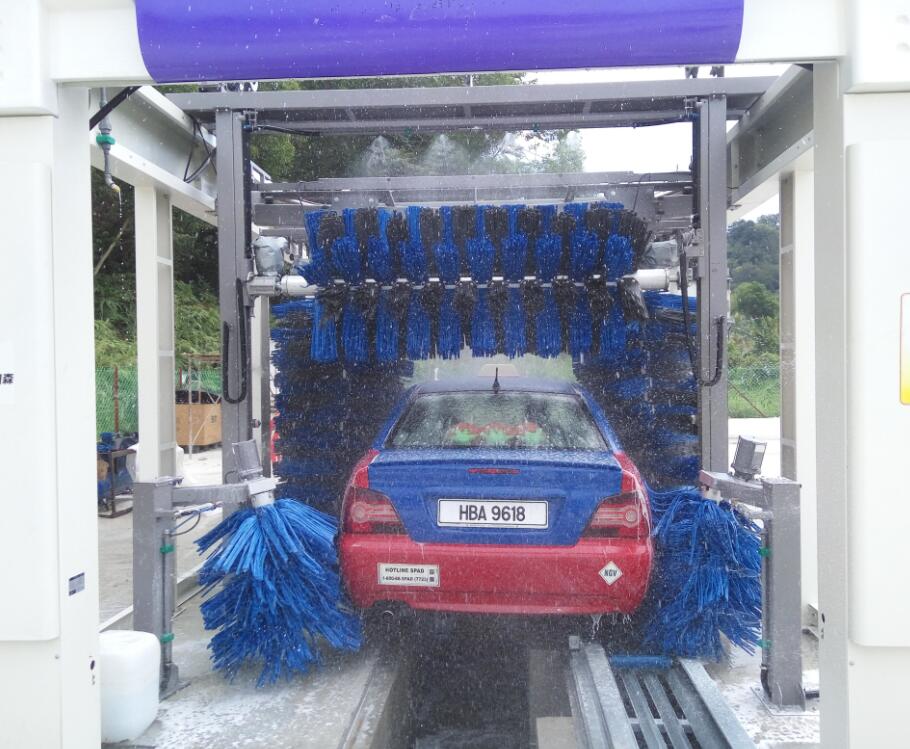Total Machine Power 39kw Fully Automatic Car Washing System with Foaming Waxing Function