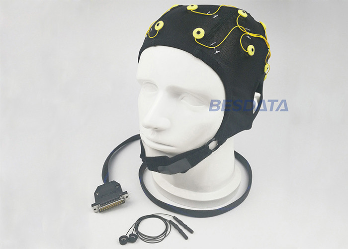 ​Easy Handling EEG Helmet Brainwave Sensor Cap With Ag / AgCl Sintered Electrodes