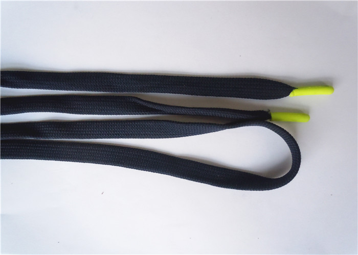 Apparel Cotton Flat Shoe Laces Environmental Wax OEM Service