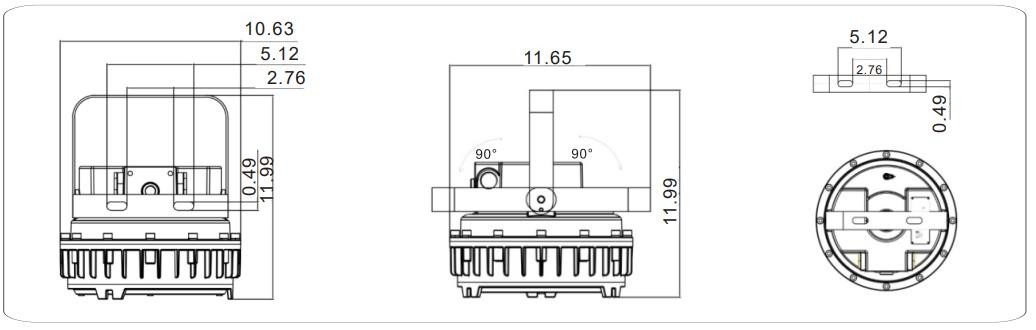 Hazardous Area Explosion-Proof Light Explosion Lights Warom Industrial Proof Lighting Explosion Proof Light S series