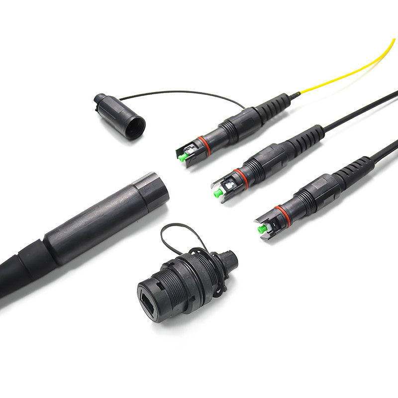 SC/APC To SC/APC Fiber Cable Assembly FTTH Pre Connectorized Drop Cable Patch Cords
