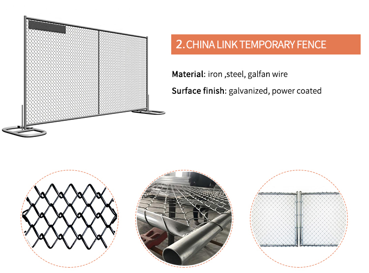 Top sale Canada PVC portable garden temporary Fence panel