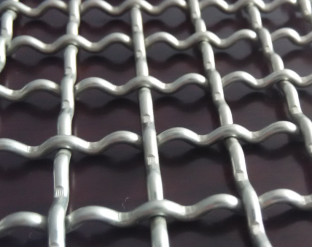 Galvanized Crimped Woven Wire Mesh Stainless Steel 1-5m Width Acid Resistant