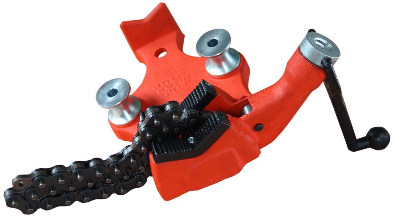 ST402 6'' Cast steel base for durable application Bench chain vise