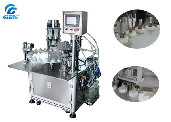Two Nozzles Essential Oil Filling Machine 30 Bottles Per Minute , 3 Persons