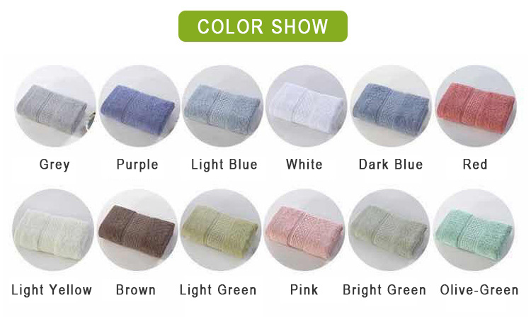 Hotel Home and Hospital All Age Group Cotton Quick Dry Bath Towel Set Customize Logo