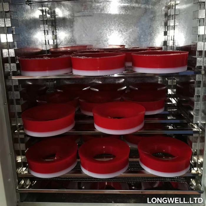 Red PU Rubber Piston Mud Pump Components AH000004050200 Medium Pressure