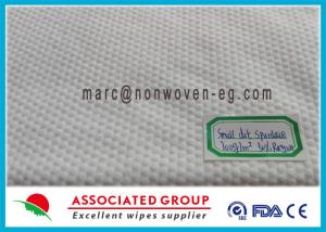  Small Dot Patterned Pet Non Woven Fabric 50% Vicose Extra Thick 100Gsm Manufactures