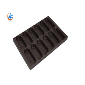 RK Bakeware China- Oval Shape Cupcake Muffin Tray For Industrial Cake Factory