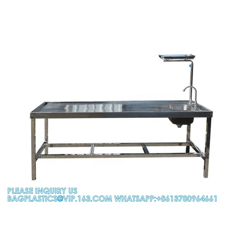 Formalin Sink Embalming Table Manufacture Mortuary Autopsy Station Corpse Washing Table Dissection Table Autopsy Table