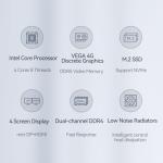 Intel Core Mini Gaming PC With DDR4 64G And VEGA 4G Discrete Graphics