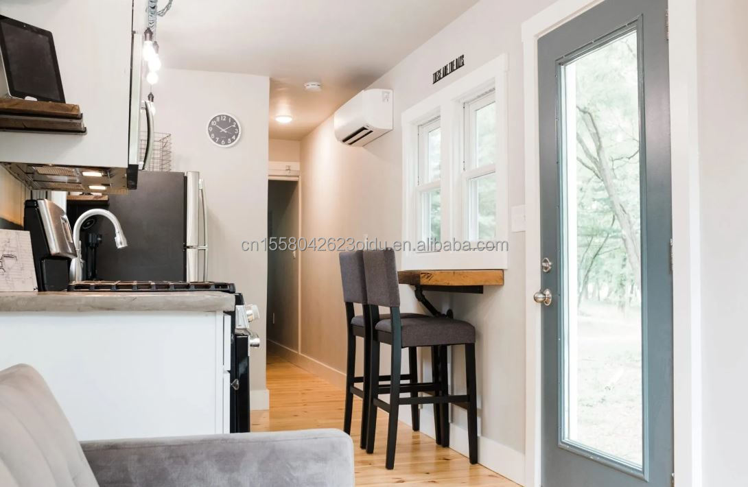 40ft Shipping Container Transformation for a Convenient Family Home Bedroom Living Room Kitchen and Bathroom Included