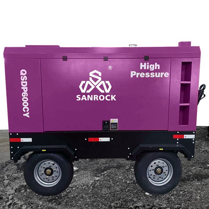 Mining High Pressure Diesel Screw Compressor Equipment