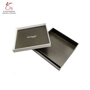 Custom Square Paper Gift Box with Lid for Scarves & Ties | Hard Cardboard Gift