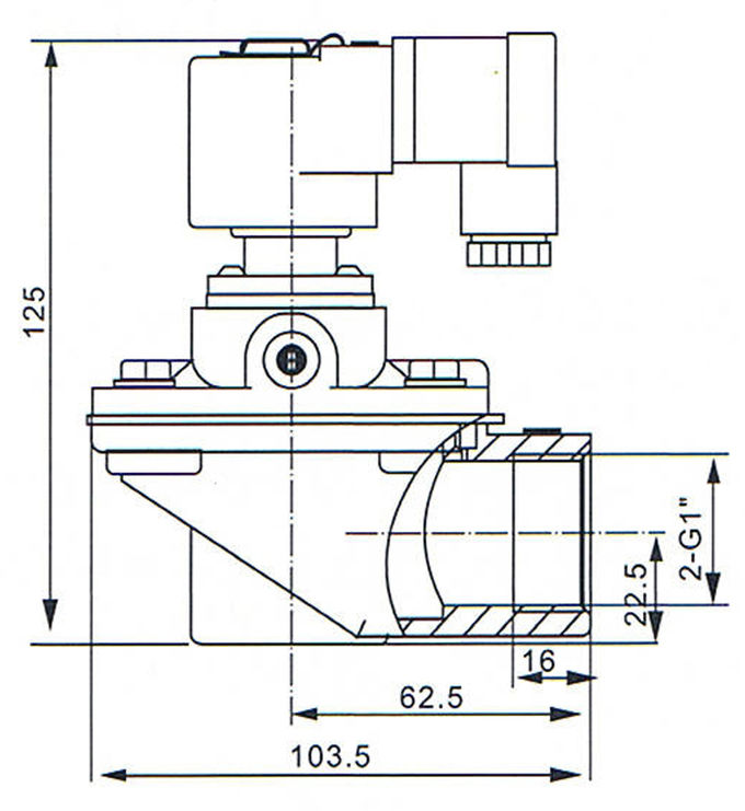 1'' CA25T Goyen Type T Series Pulse Jet Valve For Dust Collector 1