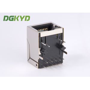 Single Port RJ45 With Integrated Magnetics Modular Jack 1000 Base G/Y LED