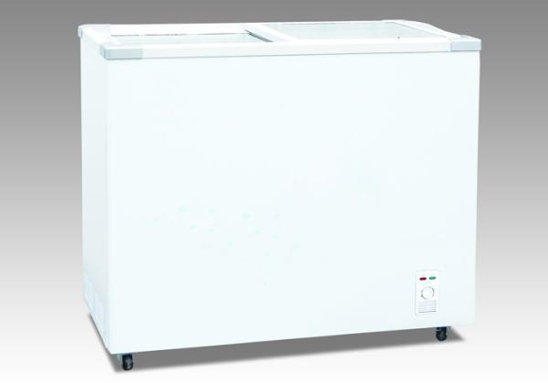 Top Flat Catering Refrigeration Equipment Commercial Refrigerator With Glass