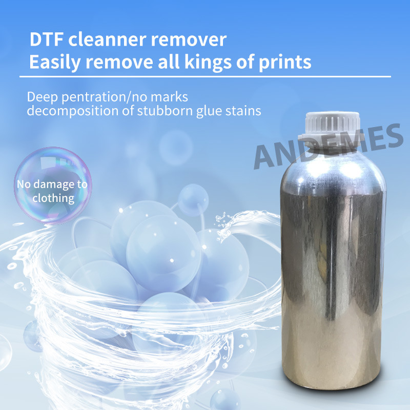 Environmentally Friendly DTF Adhesive Stain Remover Neutral PH Value Safe And Not Harmful To Hands