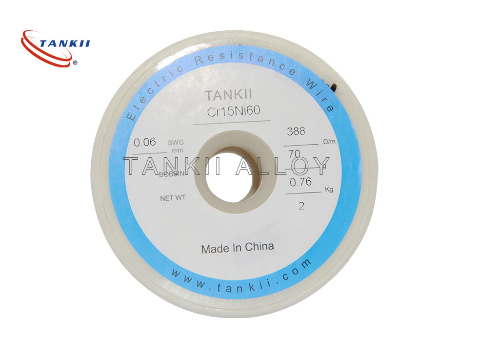 48SWG Heater Nicr Alloy Electric Resistance Wire For Ceramic Industry