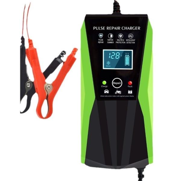 Fast Charging Three-Stage Smart 12V Lead-Acid Battery Charger with 125W Output