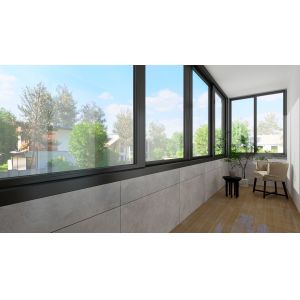 Buildings Aluminium Sliding Windows Rustproof Horizontal Sliding Sash Windows