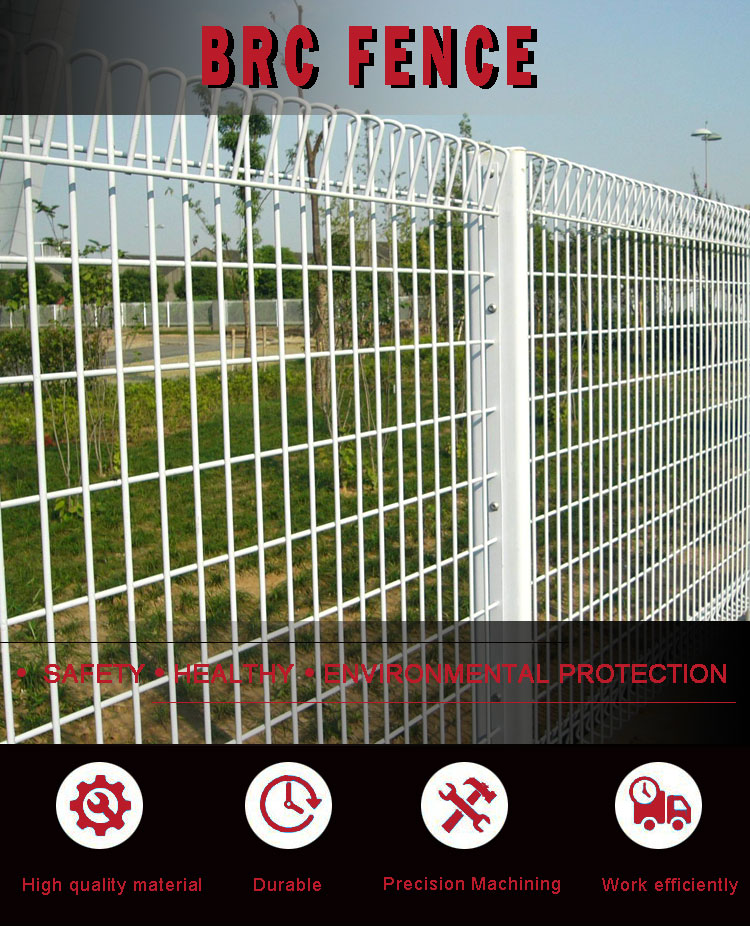 High performance galvanized brc weld mesh panel fence
