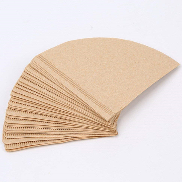 Sector Heat Seal Wood Pulp Disposable Coffee Filters Sustainable