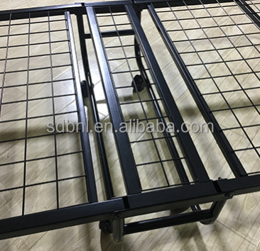 Horizontal Dormitory Folding Bed Steel Bunk Bed Sleek Home Furniture-bedroom Furniture