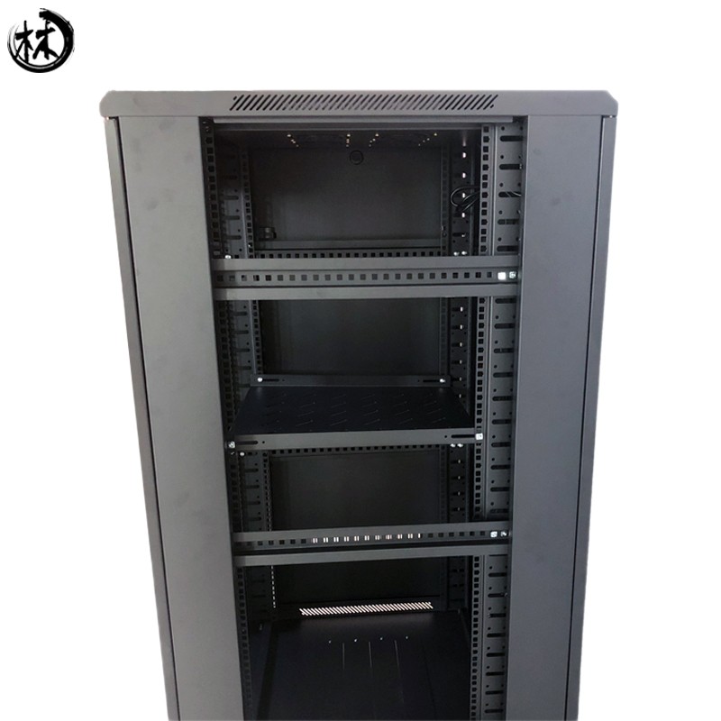 27U Floor Standing Network Rack Cabinet 600*800 4 Depth Options With Mesh Door