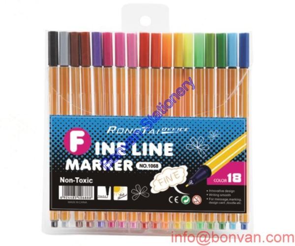 assorted fine tip Colored Fineliner set,store sale fineliner pen set,gift