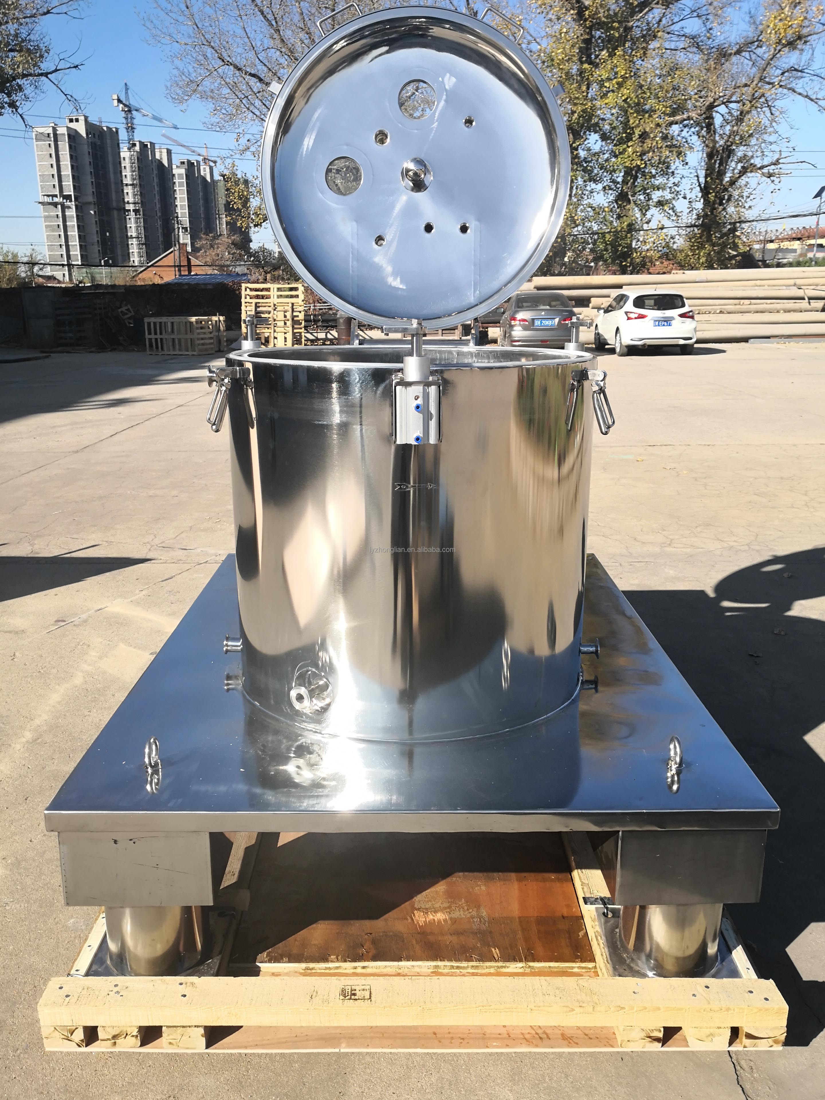 Separation ethanol extraction filter industrial centrifuge drum