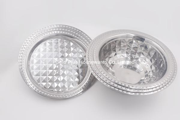 24-50cm Kitchen utensil various sizes stainless steel knead dough basin soup