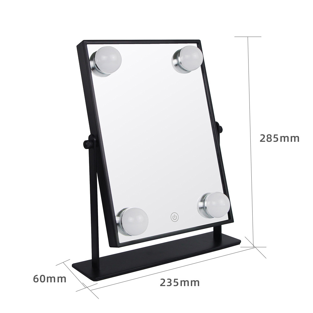 Portable Hollywood Makeup Vanity Light LED Cosmetic Mirror for Fashionable Home Decor