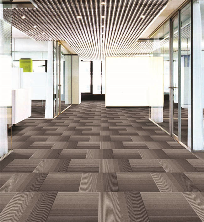 600g/M2 Pile Weight Office Carpet Tiles / heavy duty commercial carpet tiles