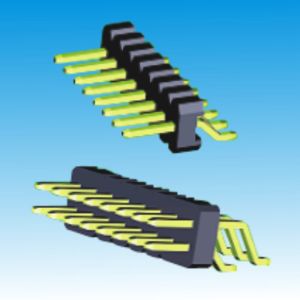 1.27mm Pin PCB Header Connector Dual Row Right Angle SMT High Precision