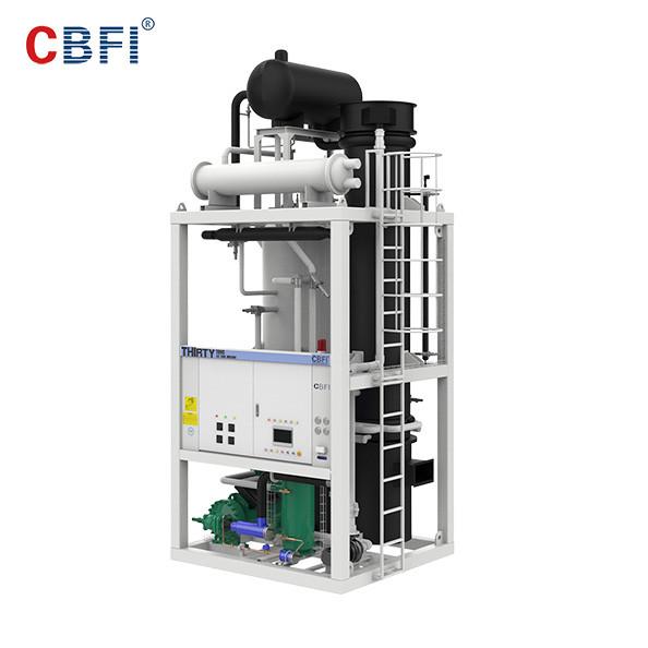 PLC Controlled Industrial Tube Ice Machine TV10 ~ TV300 R507 or R404a Refrigeran