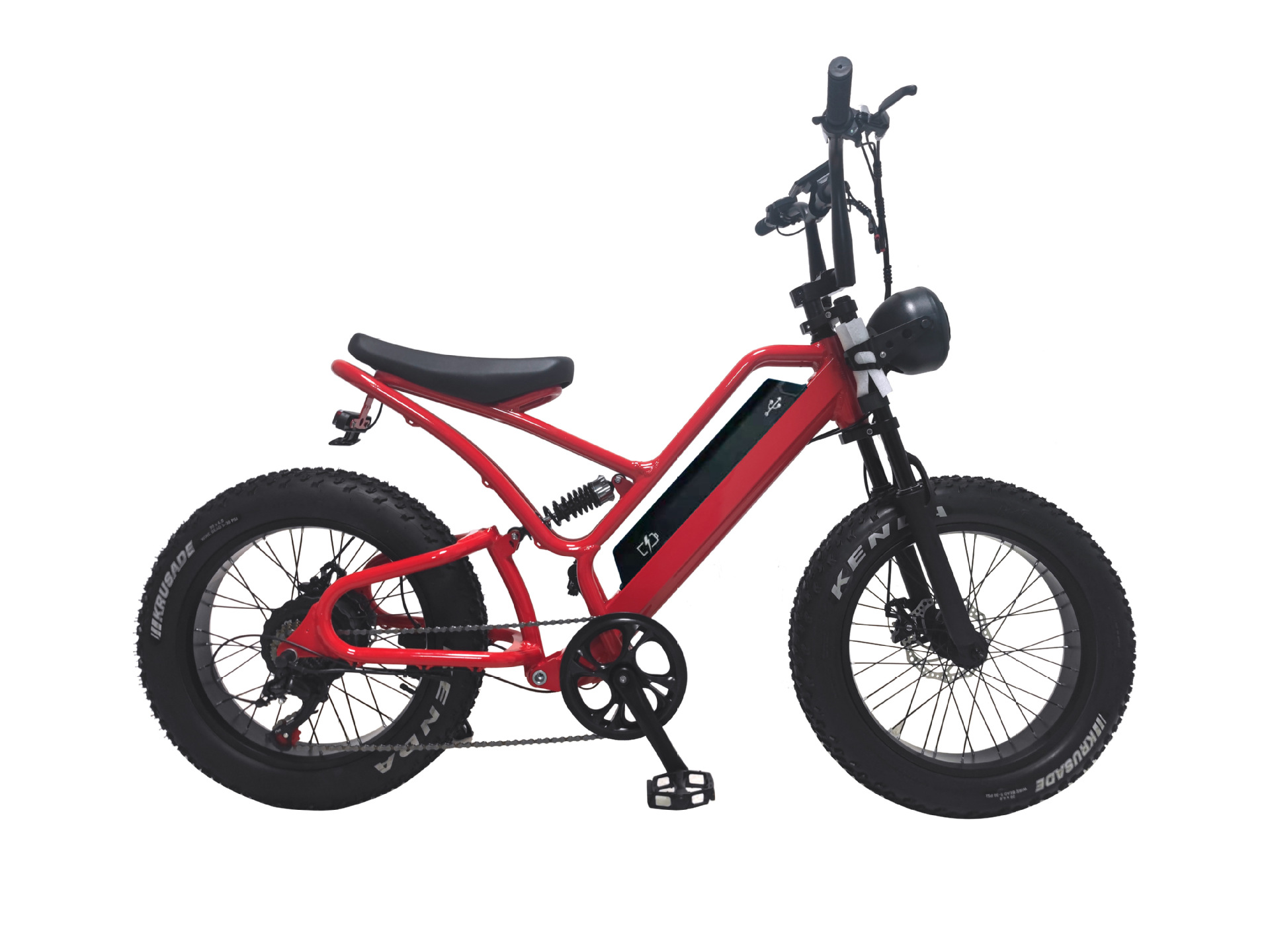 Electronic Fat Tyres Electric Bike 20 Inch Fat Tire 500w Ebike 48v With Smart Type