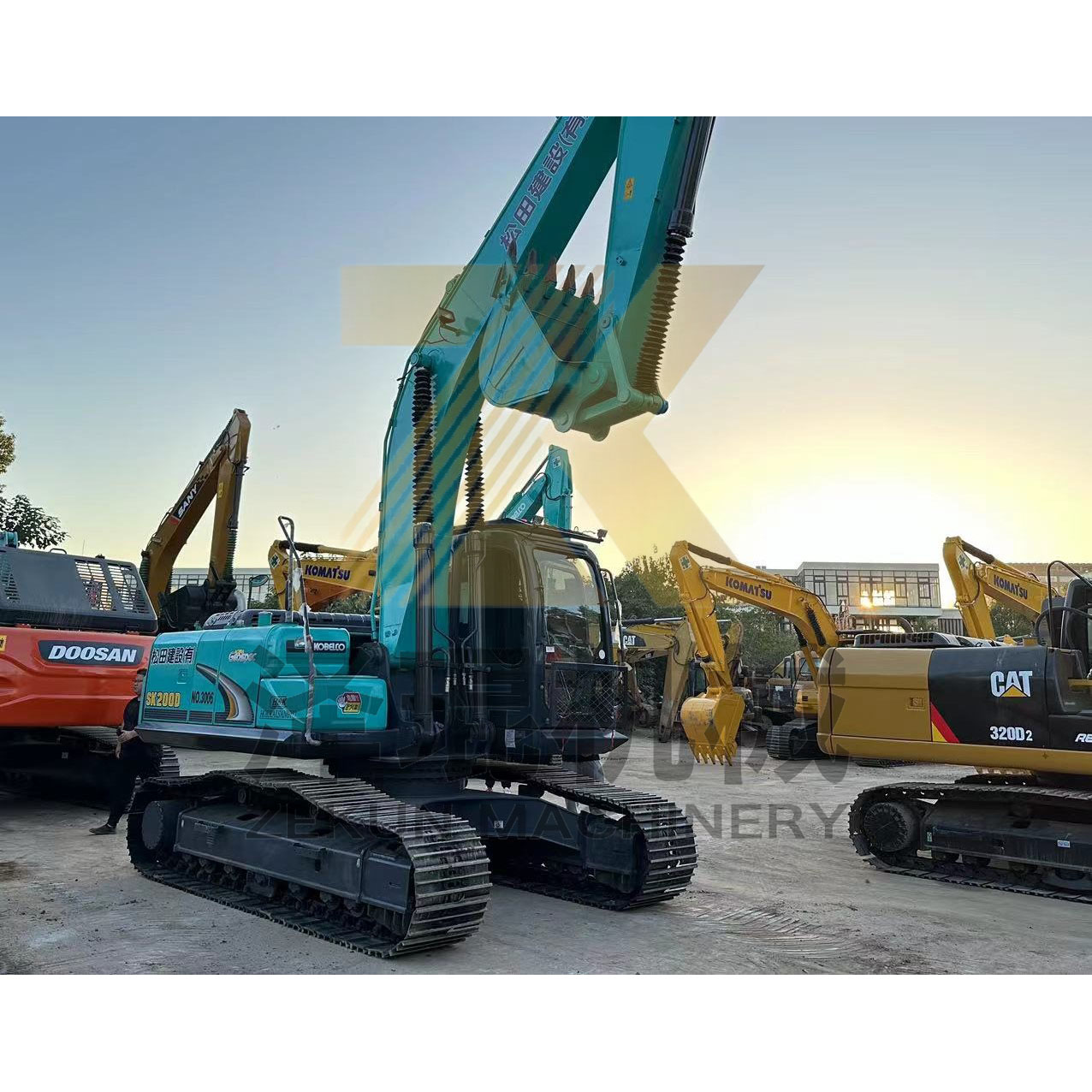 Used Kobelco SK200-10 Excavator 0.93m³ Bucket with Hydraulic Valve