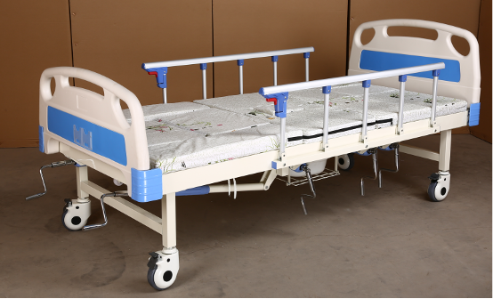 Hospital Nursing Bed Manual 2 Crank ABS Multi-function Bed 200kg Load CE Approved