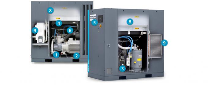 SIL Smart Atlas Copco GA Series Rotary Screw Air Compressor Aluminum Alloy 2