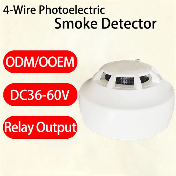 Quality Ensure Optimal Fire Protection with Our Advanced 4-Wire 48V Smoke Detector - Ideal for Industrial Control Rooms, Data Centers & Electrical Cabinets for sale
