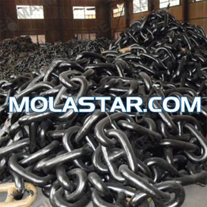 China Molastar  Chain Manufacturer High Strength Stud Link Anchor For Marine Ship Anchor Chain on sale