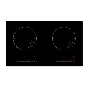 2 Zone Double Burner Induction Cooktop 9 Power Levels Booster