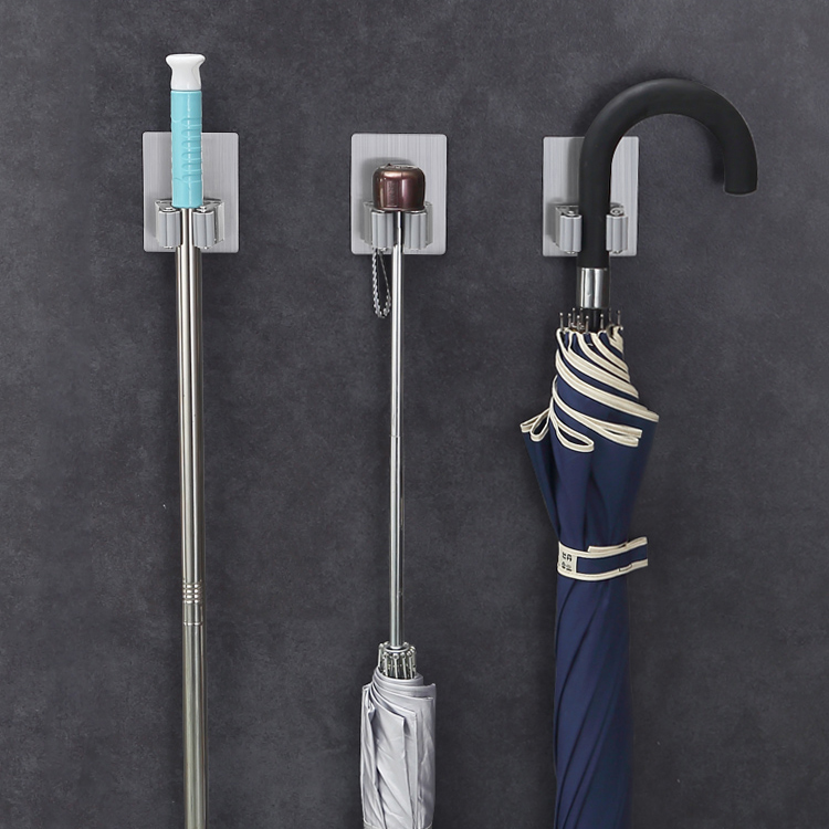 Bathroom accessories stainless steel Mop Handle Holder Household Mop Handle Holder Reusable Tool Gripper Mop Broom Holder