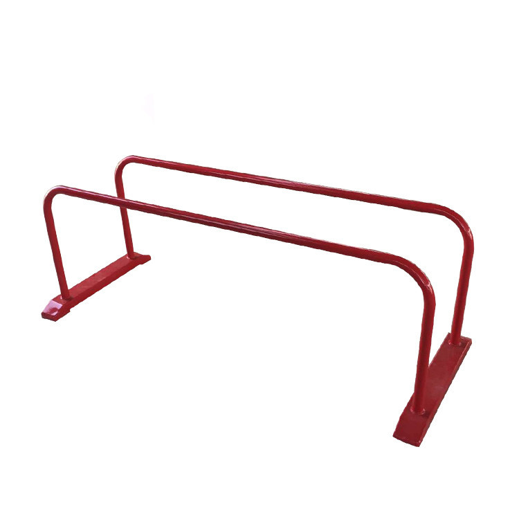 Outdoor Anti Rust Mini Gymnastics Bar , Fitness Security Metal Parallel Bars
