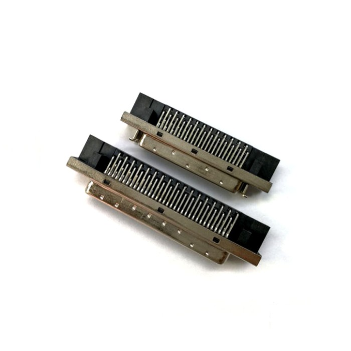 SCSI - CN 50P Male Right Angle DIP Network Waterproof Electrical Connector