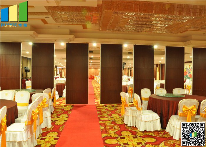 Meeting Room Hotel Wall Partition Sliding Folding Partition 45 db Rw